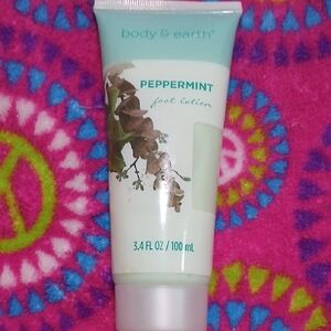 Body & Earth Peppermint Foot Lotion